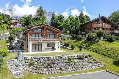 Image de Merveilleuse maison de vacances privée avec Wifi, Tv, terrasse, animaux admis et vue panoramique