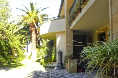 Villa with pool in Residence BaiaArcile on one of the most beautiful bays of the MarIonian Sea