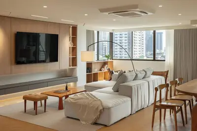 Image de Chic 2-bedroom apartment with fitness room, WiFi in Thonglor, Bangkok