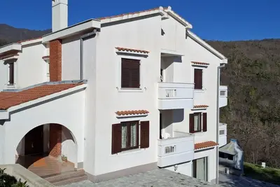 Image de Appartement confortable avec la terrasse et la vue sur le mer Icici, Opatija (A-23928-a)