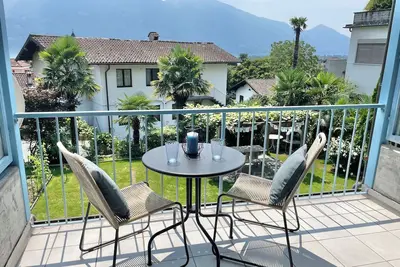Stylish vacation apartment in a convenient location with terrace and beautiful garden view