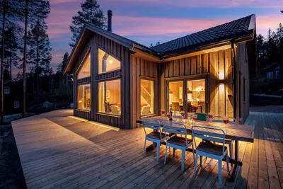 Image de Grønnsted is a beautiful home for a Norwegian holiday with 6 people. The house is lovingly decorated, and it certainly shows.