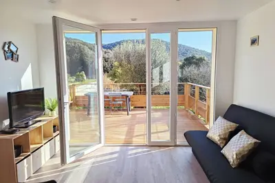 Image de Rez De Villa indépendant à Ajaccio, vue montagne, calme et nature