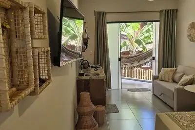 Image de Studio Jardim Tropical: balcony & nearby the beach