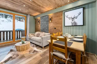 Image de Appartement cocooning avec vue sur les pistes