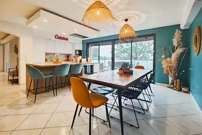 Image de Grand appartement avec terrasse 30m2 au calme, Idéal pour séjours toutes durées
