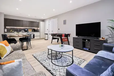 Image de Central Birmingham Getaway: Luxury 2-Bedroom, Netflix, Games & Parking