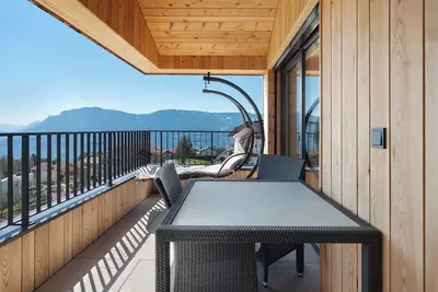 Image de Appartement 'Moarhof Thymian' avec vue sur les montagnes, jardin partagé et Wi-Fi