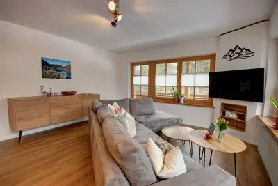 Image de An Apartment Rauschberg 72sqm, balcony, kitchen, 2 bedrooms, 1 bed-sitting room, Wlan