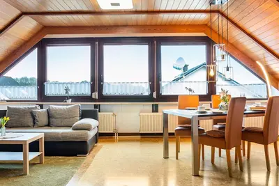 Image de Appartement \"Naturblick\" avec vue sur les montagnes, jardin partagé et Wi-Fi