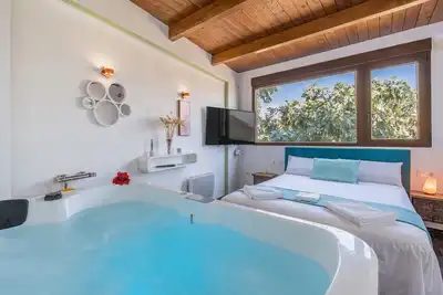 Image de Chambre 'Con Baño Privado' avec vue sur la montagne, Wi-Fi et climatisation