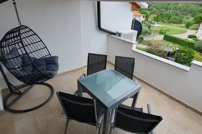 Image de Appartement d'une chambre avec la terrasse Lopar, Rab (A-22227-c)