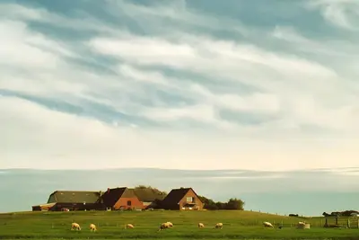 Image de Appartement \"Nordseeblick\" avec vue sur la mer, terrasse privée et Wi-Fi