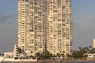 Apartment with ocean view at the beachfront golden zone Mazatlan