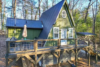 Image de The Lookout | Secluded Rrg A-Frame | Hot Tub!