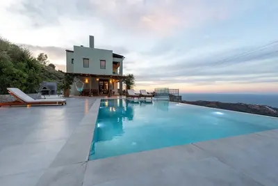 Villa Phos with Panoramic Sea View