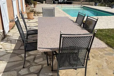 Image de Charming 3-bedroom house in Montauroux WiFi Magnificent view, pool, parking