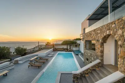 Image de Villa Infinium One, Sunset views 10' from Mykonos town!