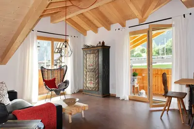 Image de Appartement de vacances Kandersteg pour 1 - 4 personnes avec 1 chambre à coucher - Logement de vacan