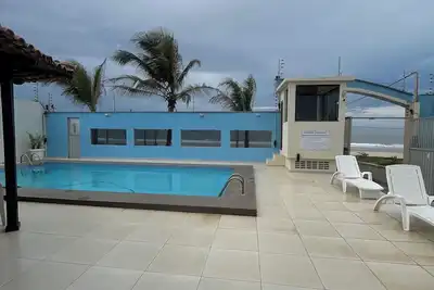 Image de Beachfront Chalet with Swimming Pool.