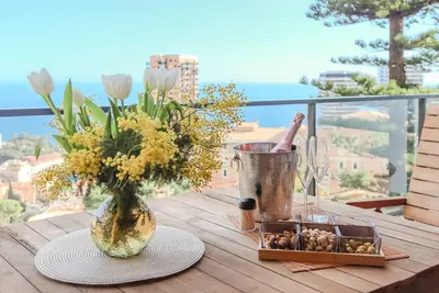 Image de Appartement 2 Chambres Luxe - Vue Mer Panoramique | Proche Monaco