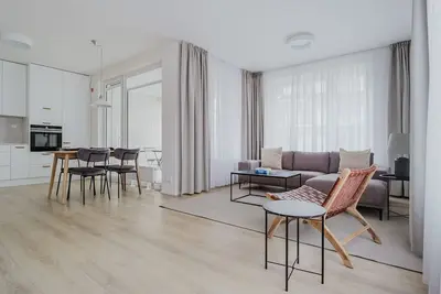 Image de Blueground | Prague 7, furnished with balcony (Prg-10)