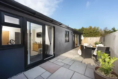 Bumblebee Barn offers a serene escape warmly welcoming four guests
