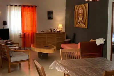 \t\nCharming 3 bedroom villa with WiFi and Ac in La Gaulette Sea and mountain view
