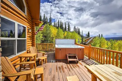 Image de Secluded Alma Log Cabin | Hot Tub | Mountain View