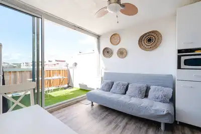 Image de Rp-A33 Studio Cabine climatisé avec balcon pour 4 personnes