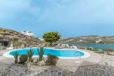 Image de Appartement \"Myconian V\" avec vue sur la mer, Wi-Fi et climatisation