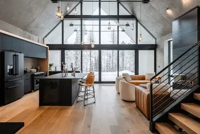 Modern Luxury 3-Story Ski In\/Out AFrame Home 5bd\/4ba Hot Tub New Build