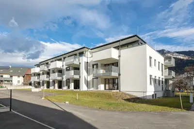 Image de Appartement avec terrasse entouré de montagnes