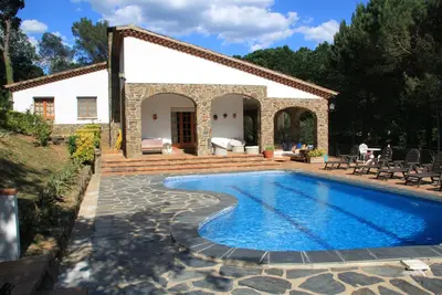 Image de Beautiful house with pool at the foot of Montseny Pet Friendly Golf Pàdel