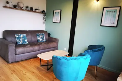 Image de L'horizon - Appartement bord de mer en rez de jardin 20 mètres de la plage