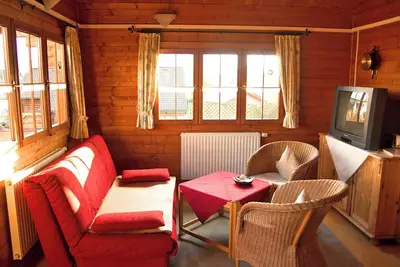 Image de Maison de vacances 'Pöttgen' avec terrasse partagée, jardin privé et Wi-Fi