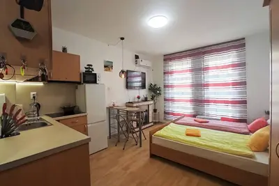 Image de Charming 1-bedroom apartment in Nessebar Tankovo with Fireplace, Ac, Tv and WiFi