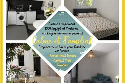 Image de - Calme avec Extérieur★ Parking Sécurisé Gratuit -