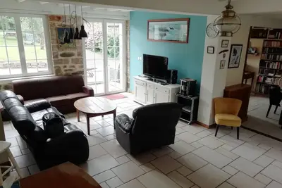 Image de Maison proche des plages du Val Andre avec jardin arboré