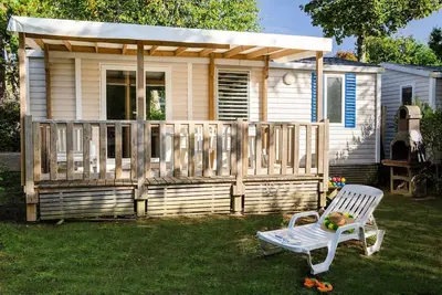 Mobil-home | Comfort | 2 Ch. | 4/6 pers. | Terrasse surélevée | Tv