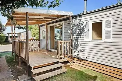 Image de Mobil-home | Comfort | 3 Ch. | 6 pers. | Terrasse surélevée | Tv