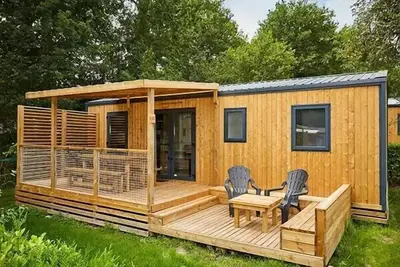 Image de Mobil-home | Premium Exclusive | 3 Ch. | 6 pers. | Terrasse surélevée | A/C | Tv