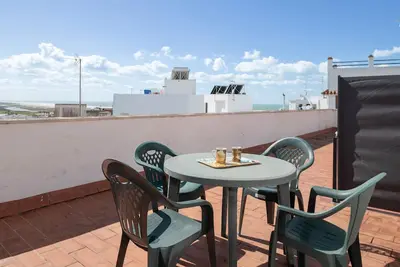 Image de Appartement 'Doña Alba 2' avec vue sur mer, terrasse partagée et balcon
