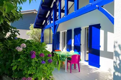 Image de Grande maison à Capbreton avec véranda et jardin pour 10 personnes