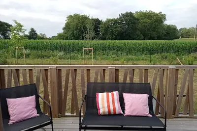 Image de Chalet 6 personnes au calme, piscine/espace bien être, proche Capbreton/Hossegor