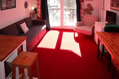 Image de Studio spacieux pour 4 pers avec balcon et box à skis