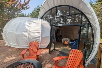 Image de Dômes, Glamping de luxe