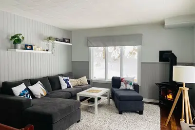 Image de Blanche, au pied du Mont Blanc dans les Laurentides