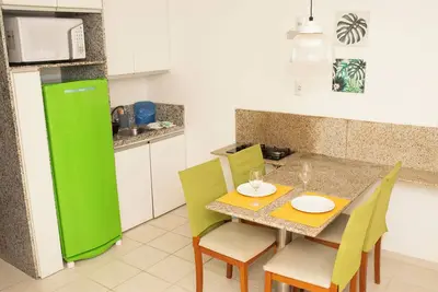 Image de Marupiara Flat, equipped, free Wi-Fi and parking, best part of the beach