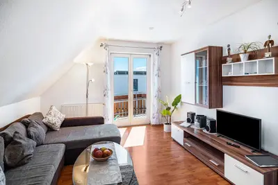 Appartement '02' avec terrasse partagée, balcon et Wi-Fi